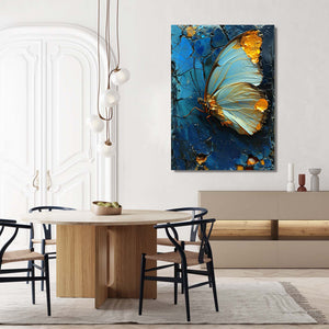 Yellow Butterfly Wall Art | MusaArtGallery™