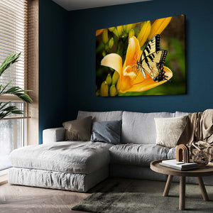 Yellow Butterfly Wall Arts | MusaArtGallery™