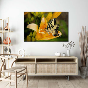 Yellow Butterfly Wall Arts | MusaArtGallery™