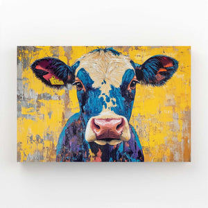 Yellow Cow Print