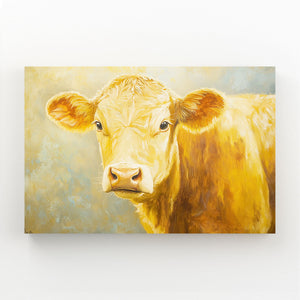 Yellow Cow Wall Art