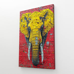 Yellow Elephant Sculpture Art | MusaArtGallery™