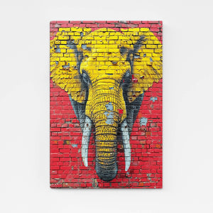 Yellow Elephant Sculpture Art | MusaArtGallery™