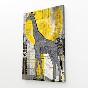 Yellow Giraffe Artwork