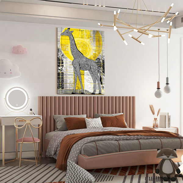 Yellow Giraffe Artwork