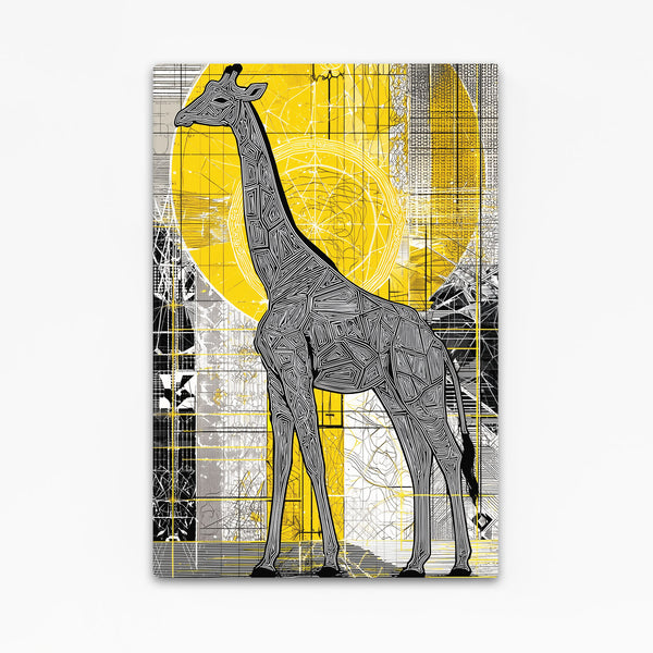 Yellow Giraffe Artwork