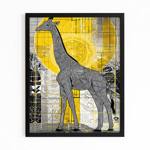 Yellow Giraffe Artwork