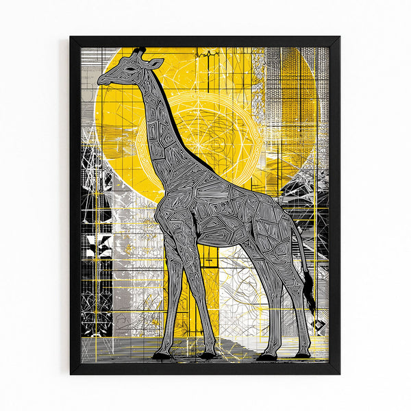 Yellow Giraffe Artwork