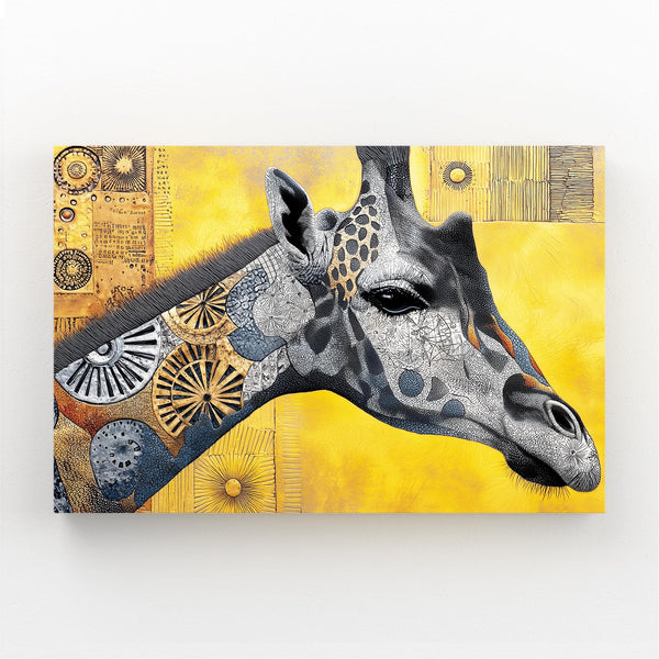Yellow Giraffe Print