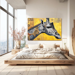 Yellow Giraffe Print