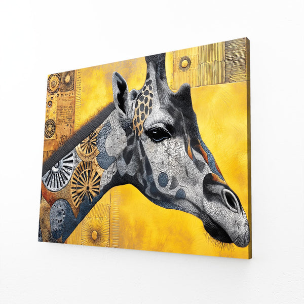Yellow Giraffe Print