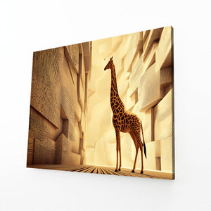 Yellow Giraffe Wall Decor
