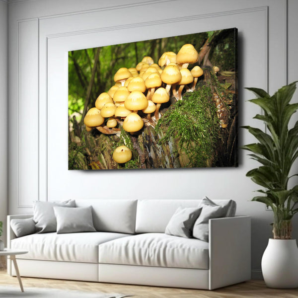 Yellow Mushroom Art | MusaArtGallery™