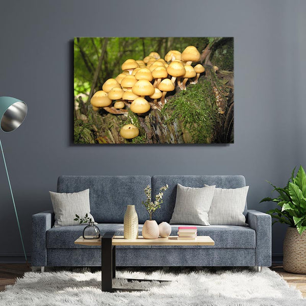 Yellow Mushroom Art | MusaArtGallery™