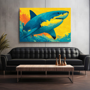 Yellow Shark Art