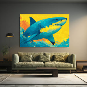 Yellow Shark Art
