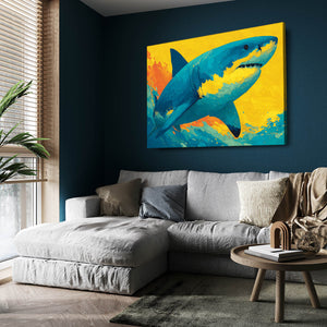 Yellow Shark Art