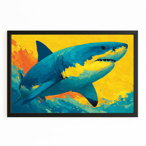 Yellow Shark Art
