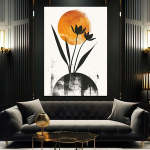 Yellow Sun Boho Wall Art | MusaArtGallery™