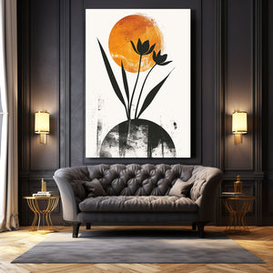 Yellow Sun Boho Wall Art | MusaArtGallery™