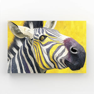 Yellow Zebra Art