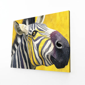 Yellow Zebra Art