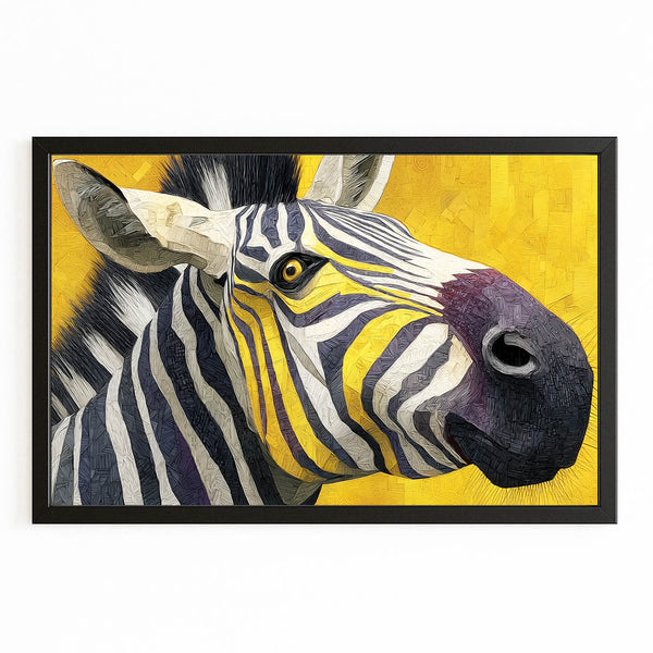 Yellow Zebra Art