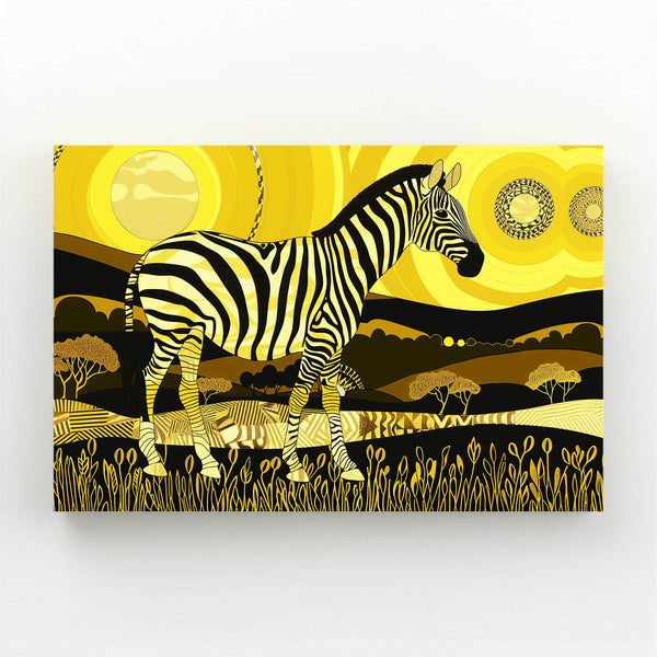 Yellow Zebra Artwork