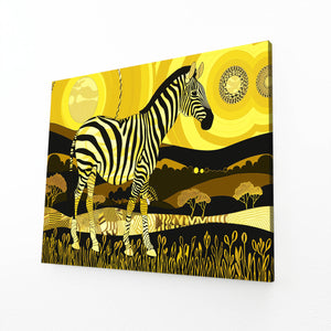 Yellow Zebra Artwork