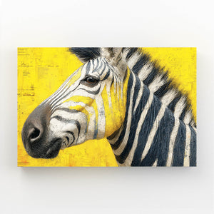 Yellow Zebra Print
