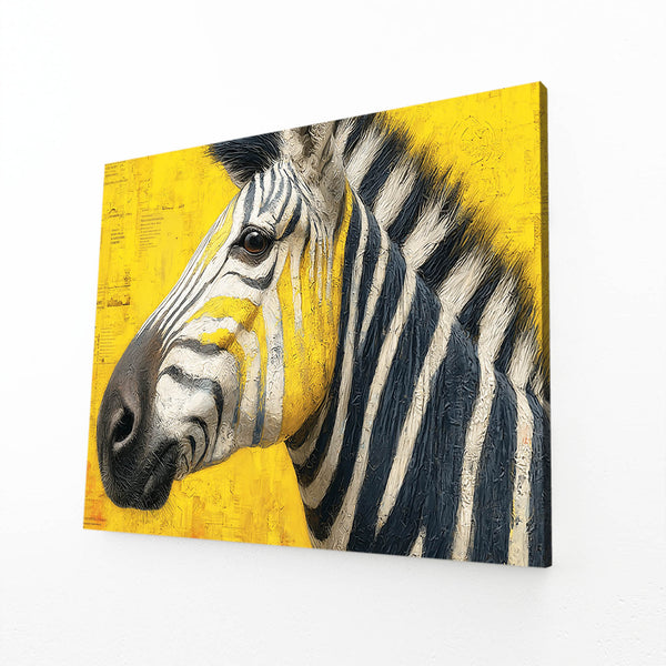 Yellow Zebra Print