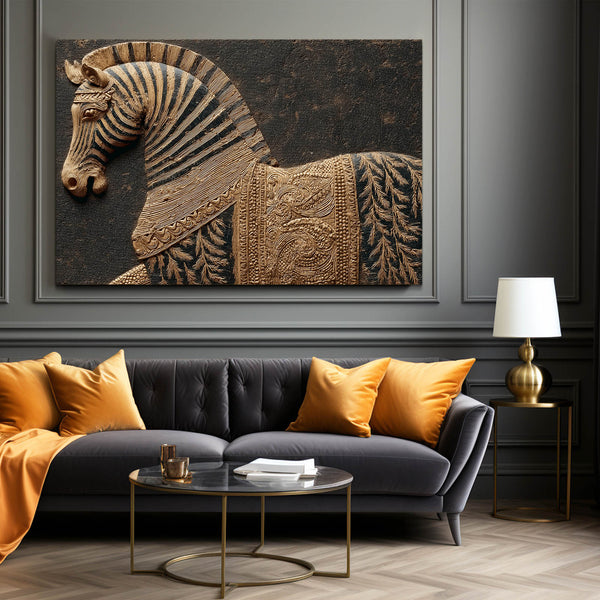 Zebra Art Canvas