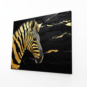 Zebra Art Gold