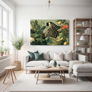 Zebra Art Green