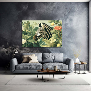 Zebra Art Green