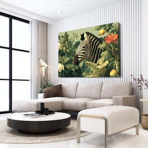 Zebra Art Green