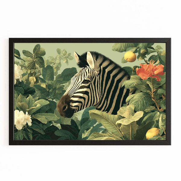 Zebra Art Green