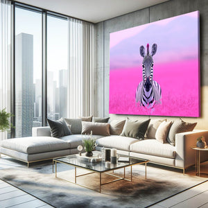Zebra Art Pink
