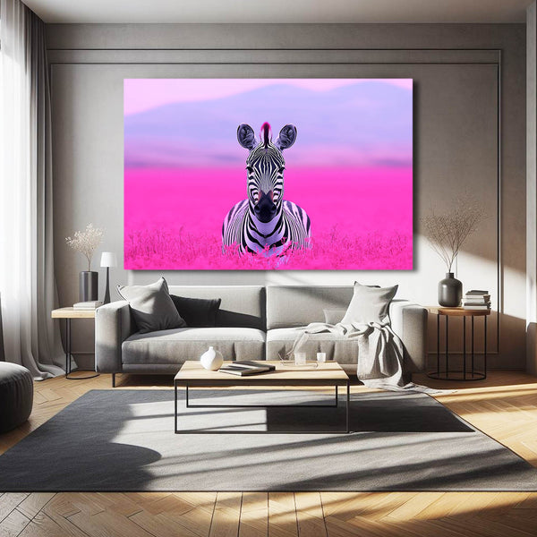 Zebra Art Pink