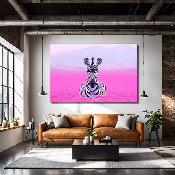 Zebra Art Pink