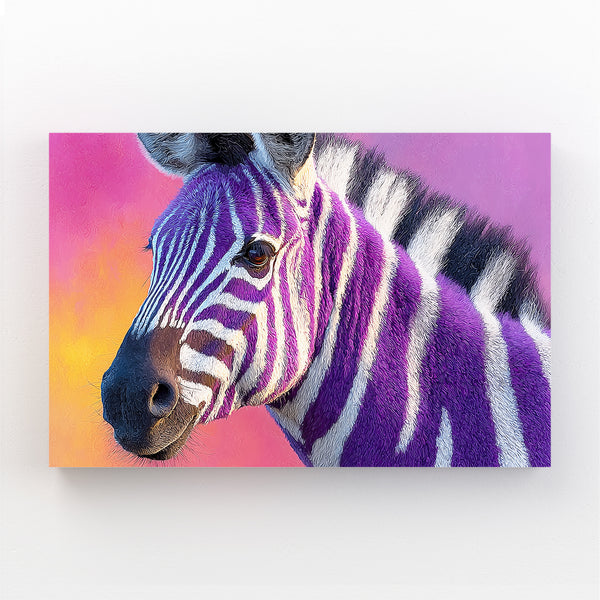 Zebra Artwork Colorful