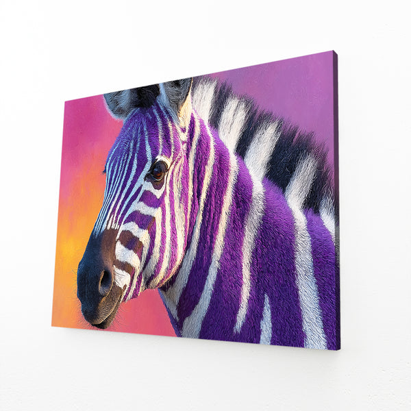 Zebra Artwork Colorful