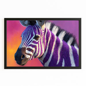 Zebra Artwork Colorful