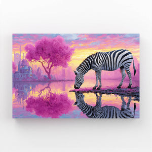 Zebra Artwork Landscape