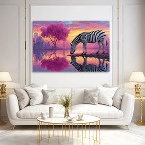 Zebra Artwork Landscape