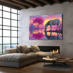 Zebra Artwork Landscape