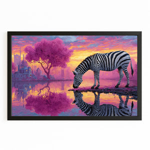 Zebra Artwork Landscape