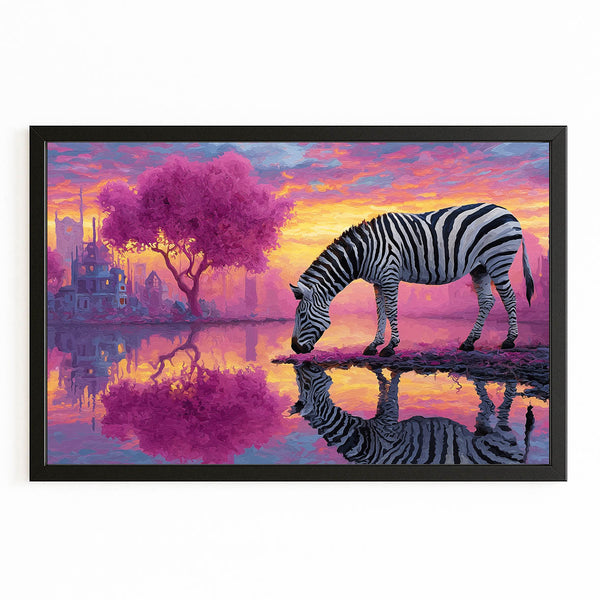 Zebra Artwork Landscape