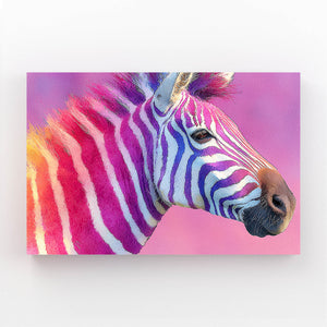 Zebra Artwork Purple