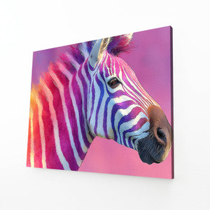 Zebra Artwork Purple